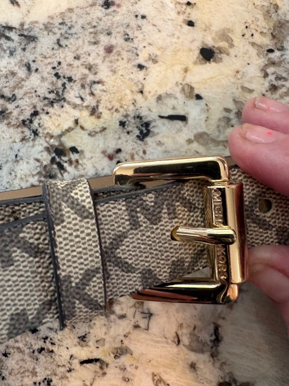 ✨ NWT Michael Kors Signature Logo Center Stripe Belt Bag Fanny Pack - Size S/M ✨ - Picture 8 of 16